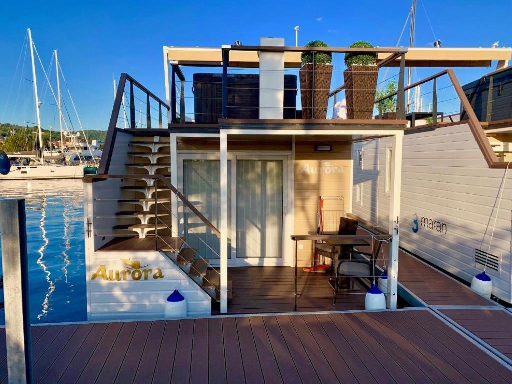 Villa Floating Sea House Aurora Portorose Esterno foto